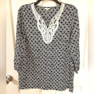 Talbots Top 100% cotton